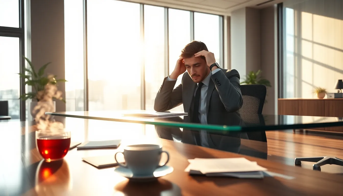 dolor de cabeza por estres laboral